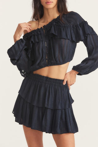 Ruffle Mini Skirt B Love Shack Fancy