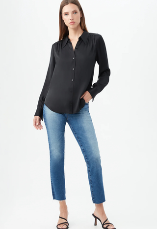 Cassavetes Top Black Trina Turk