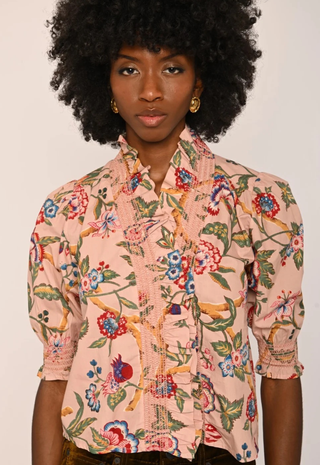 Zuri Top Jessa Floral Print Love The Label