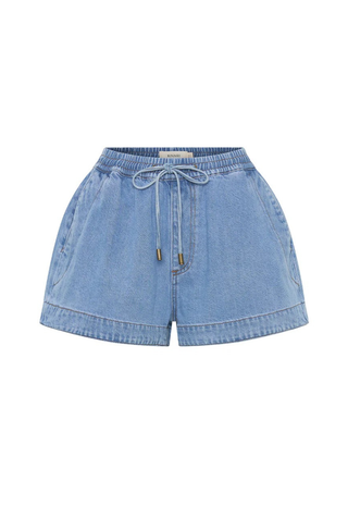 Emilie Denim Short Coast Blue Kivari