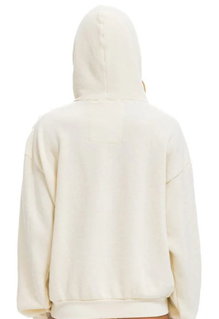 Wave Stripe 4 Pullover Hoodie Relaxed Vintage White Aviator Nation