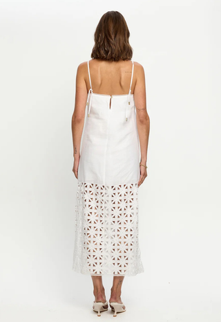 Marley Midi Dress Ivory Kivari