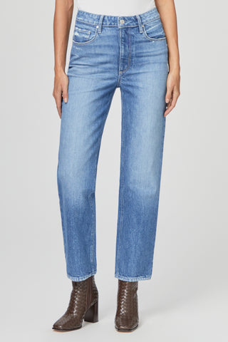 Sarah Straight Ankle - Art Piece Distressed Paige