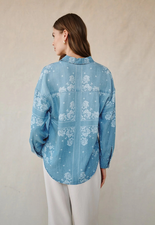 Boyfriend Button Down Bandana Wash Bella Dahl
