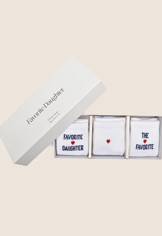 The Fd Heart Sock Box Set White Favorite Daughter
