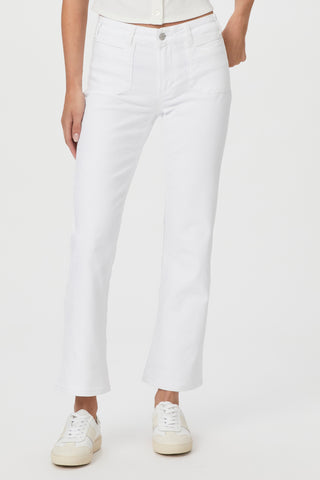 Claudine W/ Welt Utility Pockets - Tonal Ecru Paige