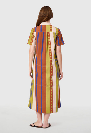 City Dress Maple Stripes