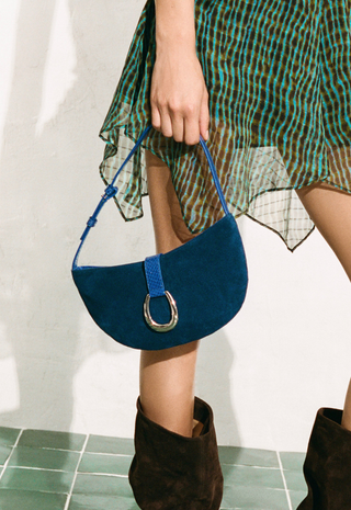 Harlow Crescent Shoulder Bag Cobalt Staud - Cobalt