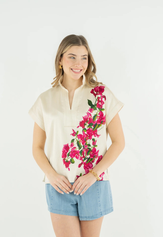 Riviera Top Bougainvillea Emily Mccarthy