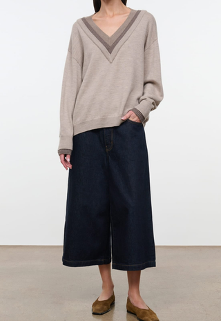 Norman Sweater Sesame Multi Staud