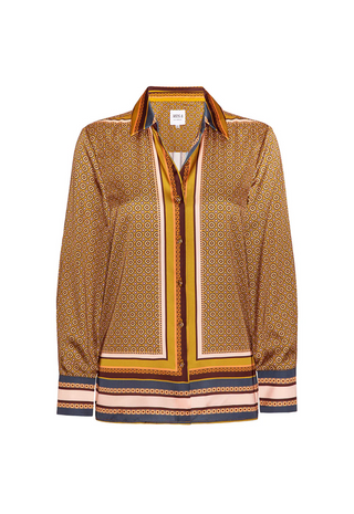 Brook Top Tile Scarf & Allover Misa
