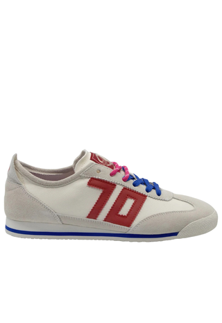 Leon White Red Sneakers Back70