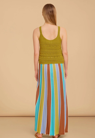 Gerty Skirt Multi Stripes Olivia By Livro