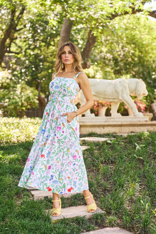 San Miguel Dress Multi Wildflower Sheridan French