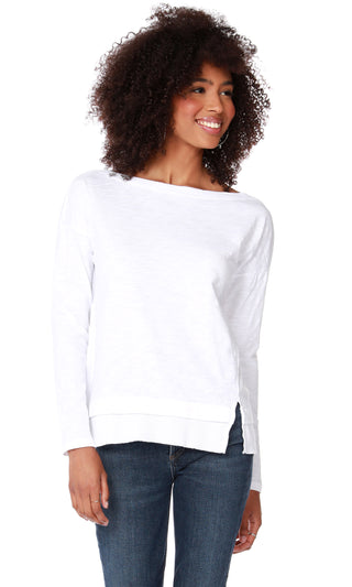 Split Hem Long Sleeve