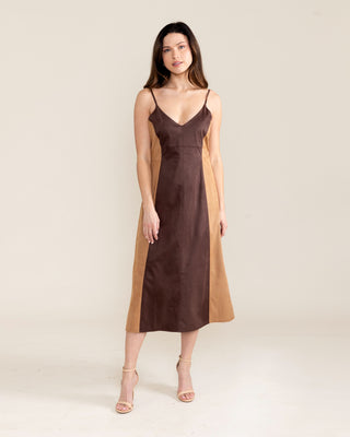 Sarah Dress Chocolate S'edge