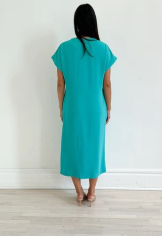 Oasis Dress Tropical Teal Trina Turk