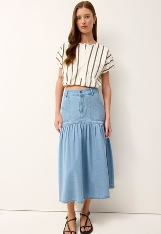 Sophie Skirt Lightwash Marie Oliver