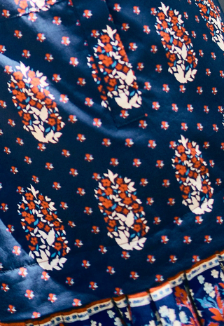Addison Dress Fall Floral Navy Hunter Bell