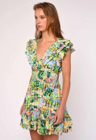 Maribel Dress Giverny Garden Print Love The Label