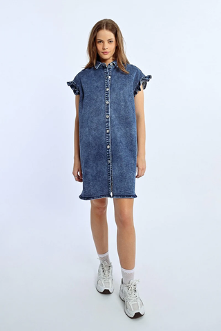 Denim Shirt Dress Molly Bracken