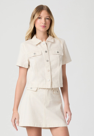 Elly Jacket Tonal Stripe Paige