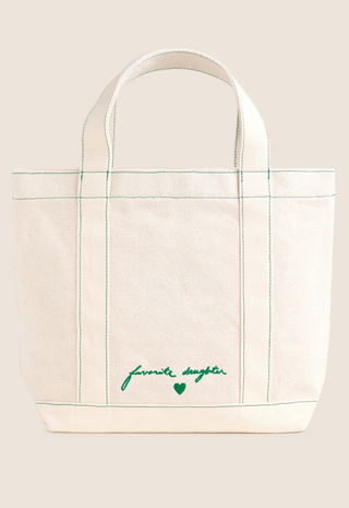 2 The Canvas Minnie Tote Natural/Green Favorite Daughter