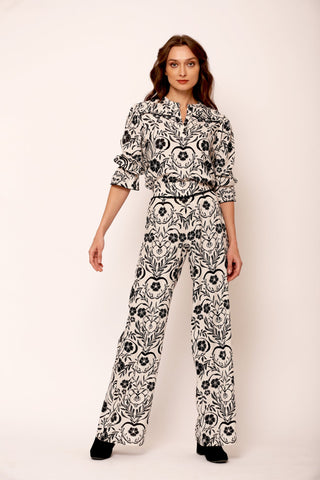 1711 Teresa Pants - Orchard (Black) Beyond By Vera