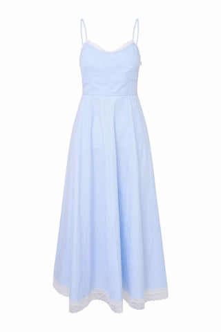 Sandara Dress Sky Lagoon Love Shack Fancy