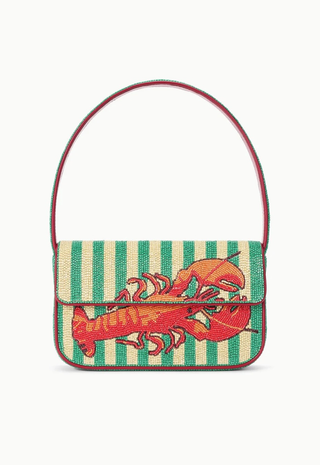 Tommy Beaded Bag Staud - Summer Lobster