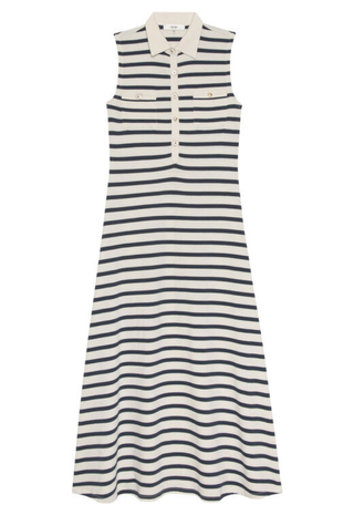 The Sea Breeze Dress Cream Multi Frame
