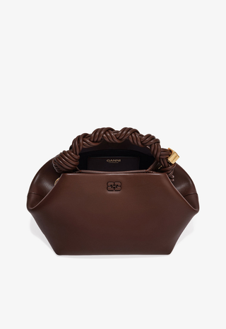 Ganni Bou Bag Small Chocolate Fondant Ganni