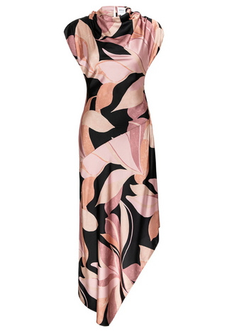 Sally Dress Moody Abstract - Misa