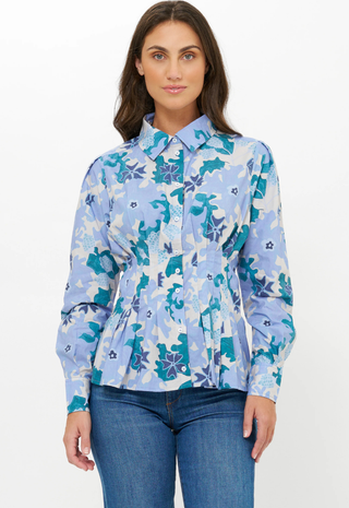 Elizabeth Top Suzani Navy Oliphant