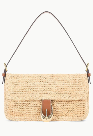 Harlow Raffia Bag Natural/Tan STAUD