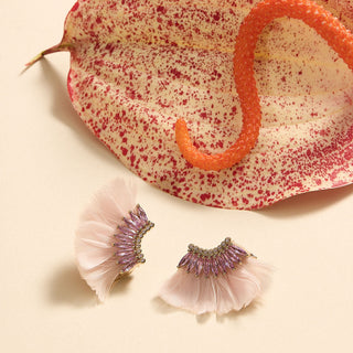Lux Mini Madeline Feather Earrings Mignonne Gavigan