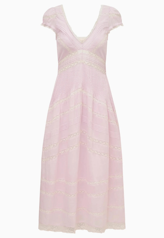 Suvi Dress Orchid Ice Love Shack Fancy