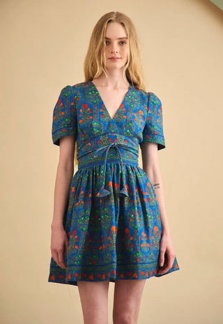 Roan Dress Midnight Garden - Hunter Bell