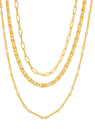 Chelley Multi Chain Necklace Ellie Vail