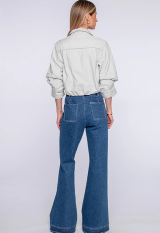 Carter Top Solid White Elizabeth James