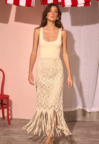 Rivington Skirt Cream Hunter Bell