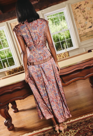 Arden Top Lucent Lights Print Love The Label