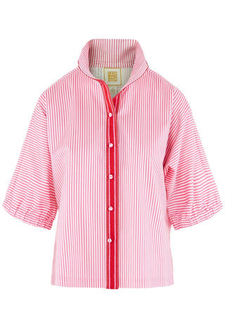 Bonny Top Pink Carnation Stripe Emily McCarthy