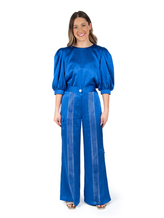 Ophelia Pant Dazzling Blue Emily McCarthy