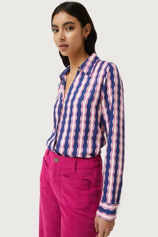 Serpentina Stripe Print Shirt Compañia Fantastica