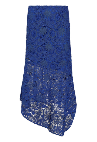 Casey Skirt in Cobalt Blue Lace - Marie Oliver