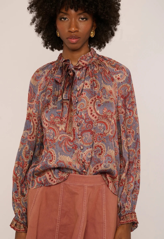 Riley Top Lucent Lights Print Love The Label