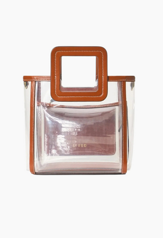 Stadium Mini Shirley Bag Clear Tan STAUD