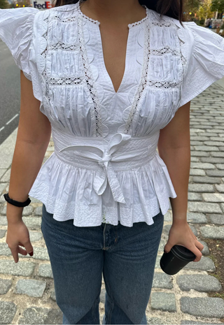 Madelyn Top White Love The Label