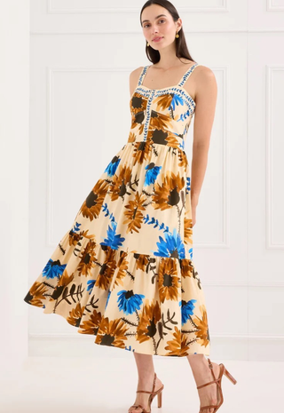 The Gianna Dress Sunflower Haze Alivia